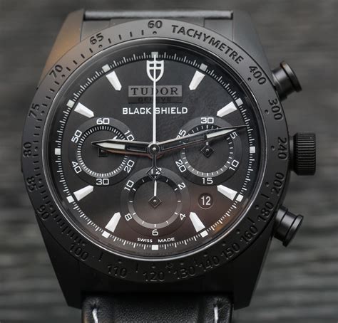 tudor black shield chronograph|tudor fastrider shield review.